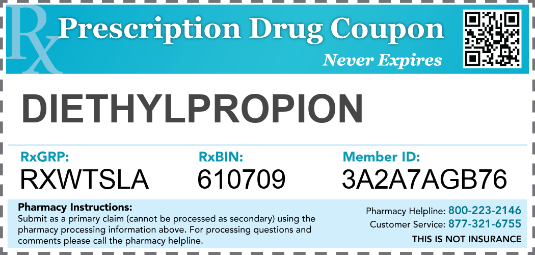 diethylpropion Prescription Drug Coupon