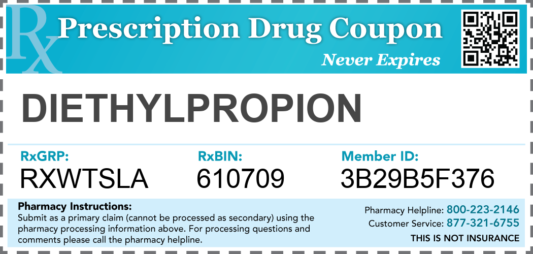 diethylpropion Prescription Drug Coupon