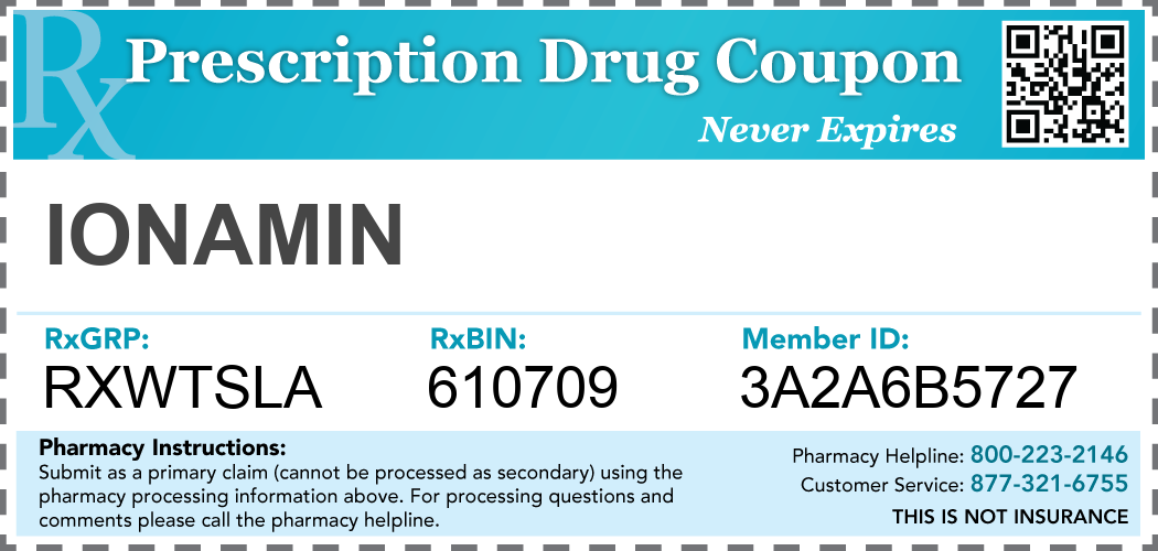 ionamin Prescription Drug Coupon