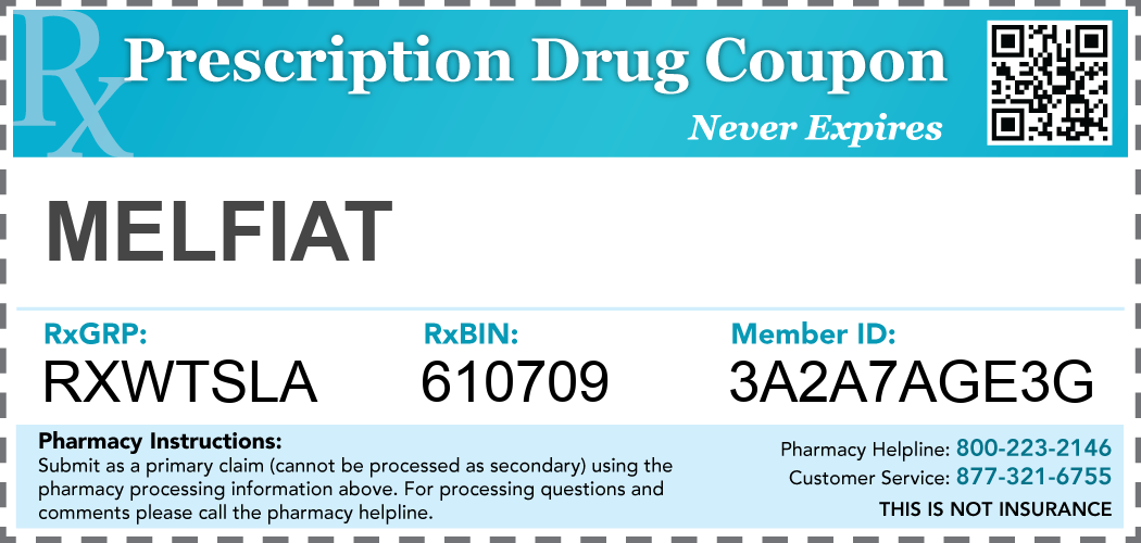 melfiat Prescription Drug Coupon