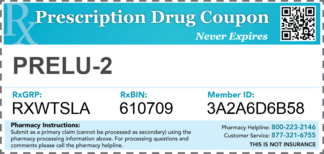 prelu-2 Prescription Drug Coupon