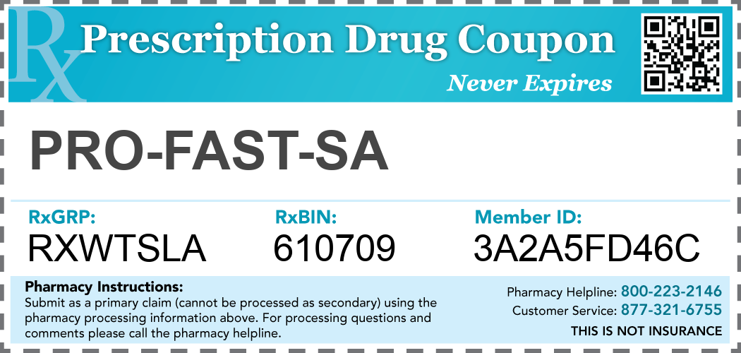 pro-fast-sa Prescription Drug Coupon