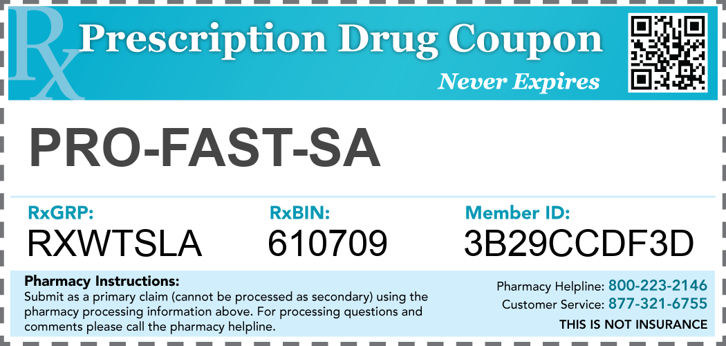 pro-fast-sa Prescription Drug Coupon