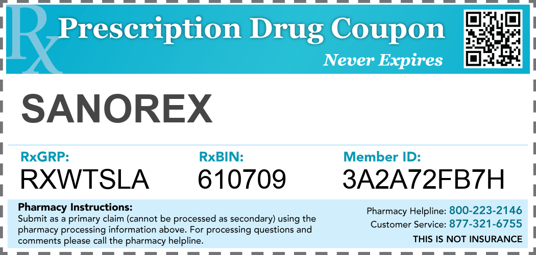 sanorex Prescription Drug Coupon