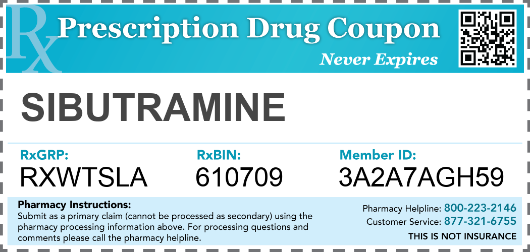 sibutramine Prescription Drug Coupon