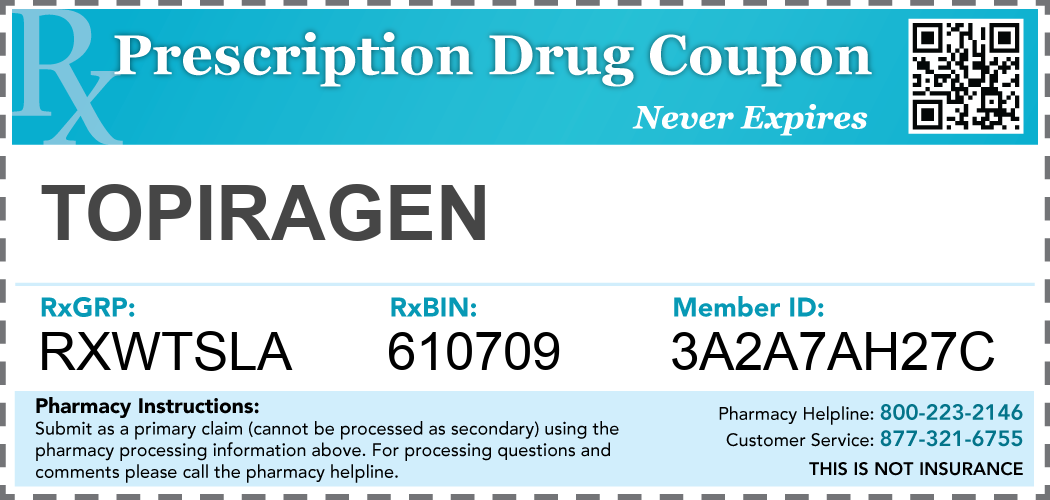 topiragen Prescription Drug Coupon