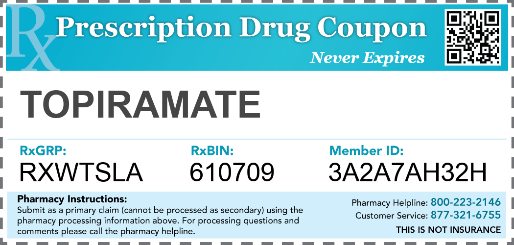 topiramate Prescription Drug Coupon