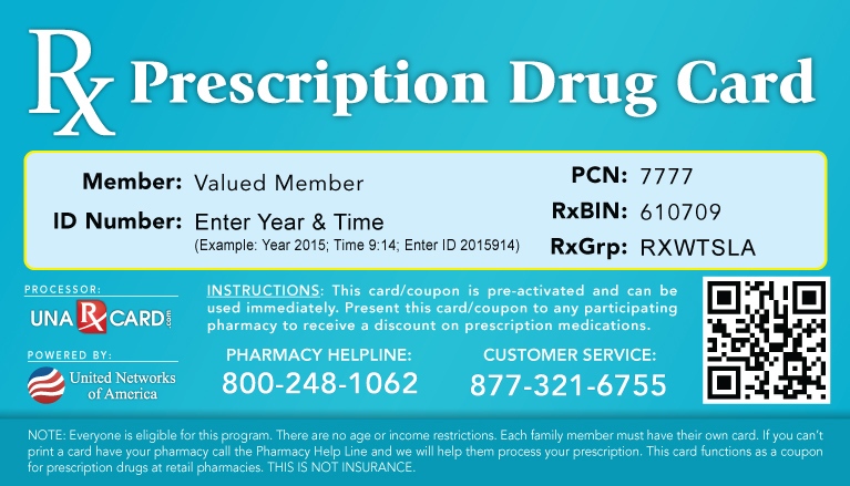 Free Weight Loss Prescription Drug Savings Card